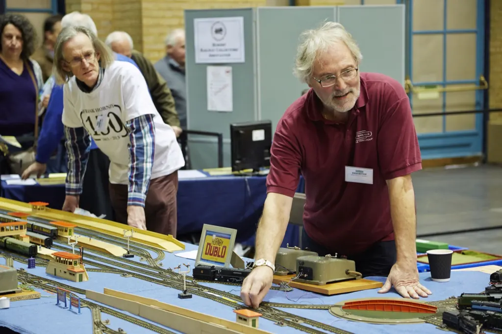 London Festival of Railway Modelling — documentary and portrait photograph in London, UK, frame 14 of 21.